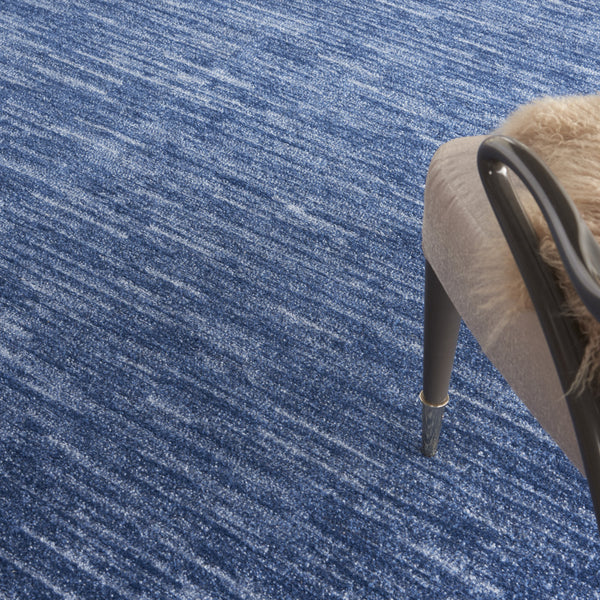 Homeroots 7' X 10' Blue Non Skid Indoor Outdoor Area Rug  Polypropylene 479535