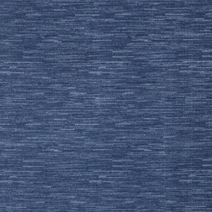 Homeroots 7' X 10' Blue Non Skid Indoor Outdoor Area Rug  Polypropylene 479535