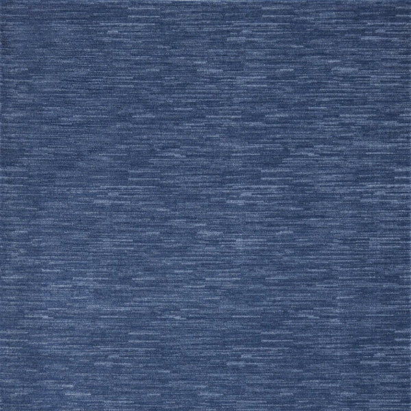 Homeroots 8' X 10' Navy Blue Non Skid Indoor Outdoor Area Rug  Polypropylene 479538