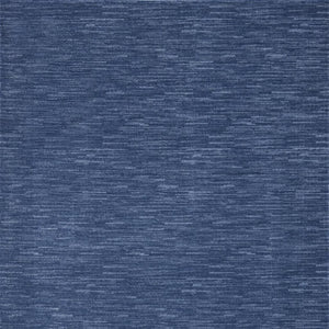 HomeRoots 8' X 10' Blue Indoor Outdoor Area Rug - Durable, Low-Maintenance Soft Rug for Home & Patio Spaces 479538