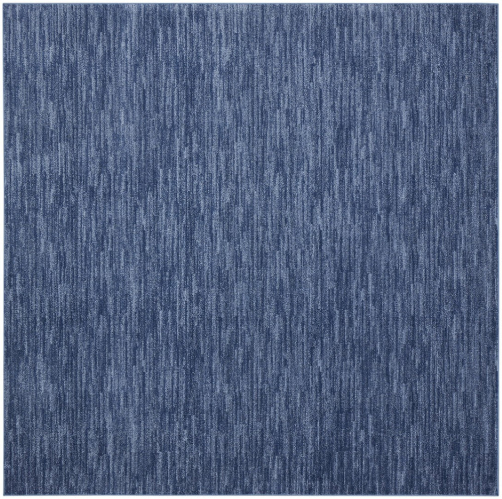 HomeRoots 9' Blue Square Area Rug – Durable Indoor/Outdoor Design for Modern Spaces – Easy Care & Stylish Comfort 479541