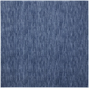 HomeRoots 9' Blue Square Area Rug – Durable Indoor/Outdoor Design for Modern Spaces – Easy Care & Stylish Comfort 479541