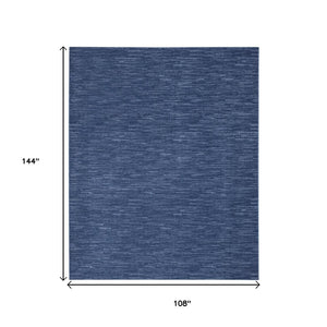 HomeRoots 9' Blue Indoor Outdoor Area Rug - Durable, Pet-Friendly, Versatile for Patios, Living Rooms & More! 479542