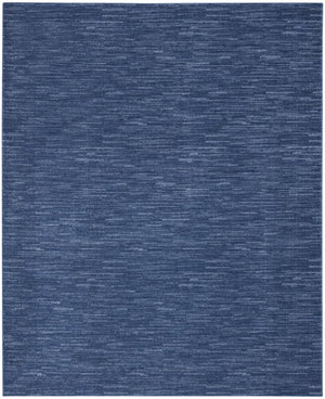 HomeRoots 9' Blue Indoor Outdoor Area Rug - Durable, Pet-Friendly, Versatile for Patios, Living Rooms & More! 479542