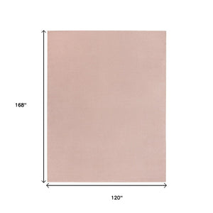HomeRoots 10' X 14' Pink Indoor Outdoor Area Rug - Stylish, Durable, and Easy-Care Design for Any Space 479545