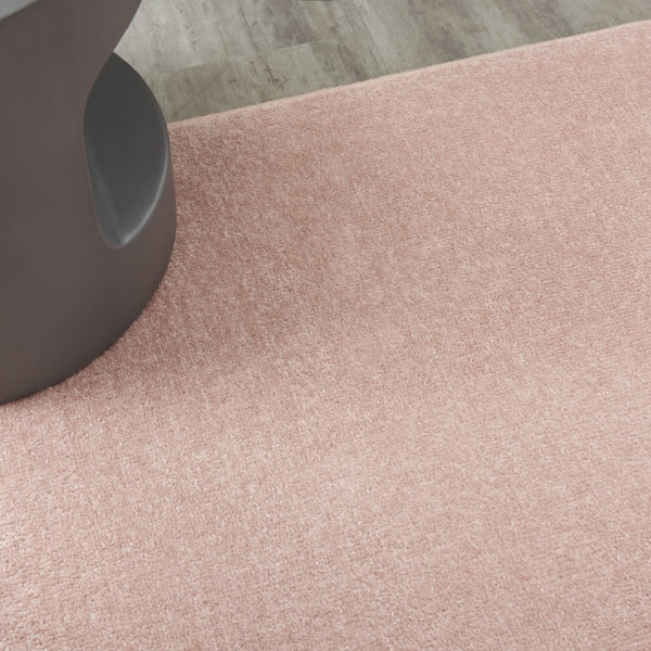 HomeRoots 6' X 9' Pink Area Rug - Versatile Indoor/Outdoor Low-Pile Design for Stylish Spaces & Easy Care 479557