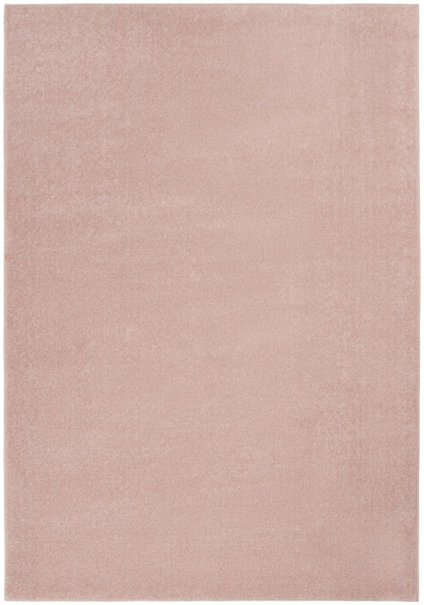 HomeRoots 6' X 9' Pink Area Rug - Versatile Indoor/Outdoor Low-Pile Design for Stylish Spaces & Easy Care 479557