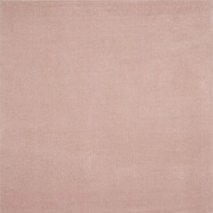 Homeroots 7' X 7' Pink Square Non Skid Indoor Outdoor Area Rug  Polypropylene 479559