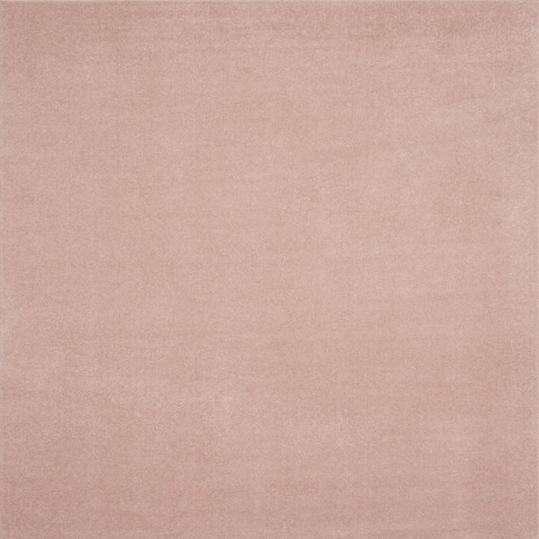 HomeRoots 7' Pink Square Area Rug - Stylish Indoor/Outdoor Design, Durable, Weather-Resistant, Easy to Maintain 479559