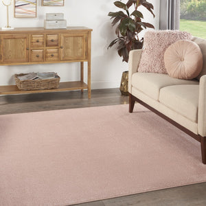 HomeRoots 7' Pink Square Area Rug - Stylish Indoor/Outdoor Design, Durable, Weather-Resistant, Easy to Maintain 479559
