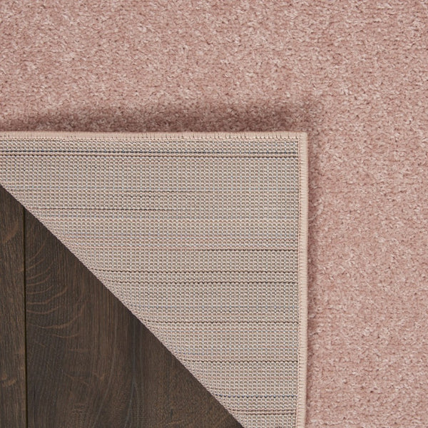 HomeRoots 7' Pink Square Area Rug - Stylish Indoor/Outdoor Design, Durable, Weather-Resistant, Easy to Maintain 479559