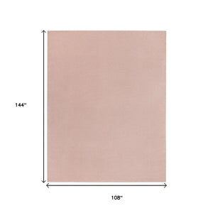 HomeRoots 9' X 12' Pink Indoor Outdoor Area Rug - Durable, Vibrant, Machine-Made for Modern Spaces & Easy Care 479568