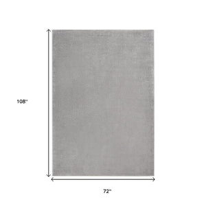 HomeRoots 6' X 9' Gray Indoor Outdoor Area Rug – Stylish, Durable, Pet-Friendly Design for Versatile Living Spaces 479583