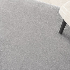 Homeroots 6' X 9' Silver Grey Indoor Outdoor Area Rug  Polypropylene 479583