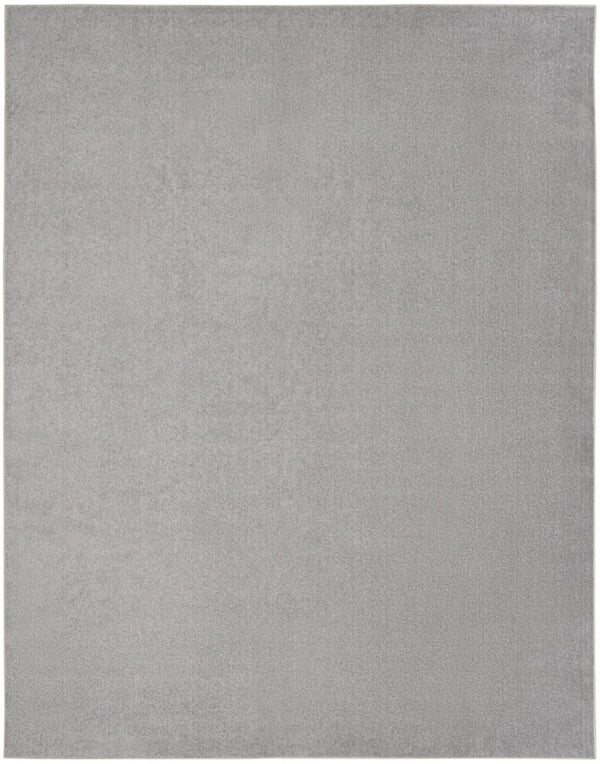 HomeRoots 8' X 10' Gray Indoor Outdoor Area Rug - Durable, Versatile, Easy-Care Design for Homes & Patios! 479590