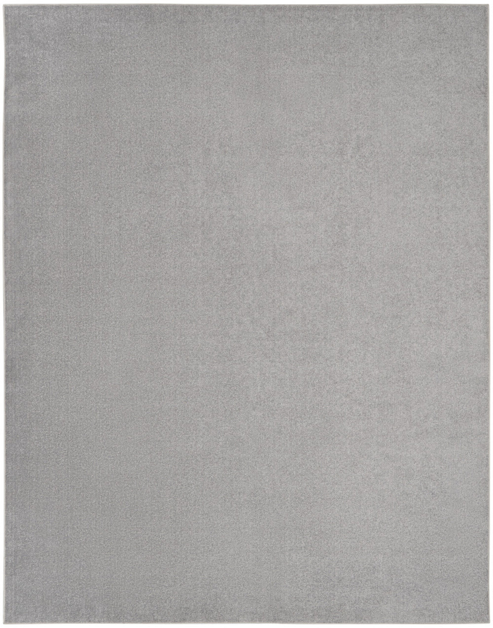 Homeroots 8' X 10' Silver Grey Non Skid Indoor Outdoor Area Rug  Polypropylene 479590