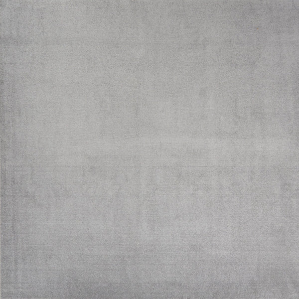 Homeroots 9' X 9' Silver Grey Square Non Skid Indoor Outdoor Area Rug  Polypropylene 479593