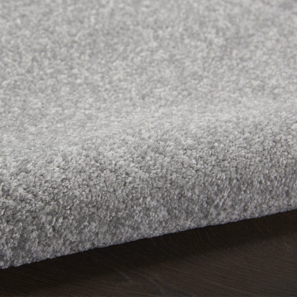 HomeRoots 9' X 12' Gray Area Rug - Versatile Indoor/Outdoor Design, Durable, Pet-Friendly, Modern Style 479595