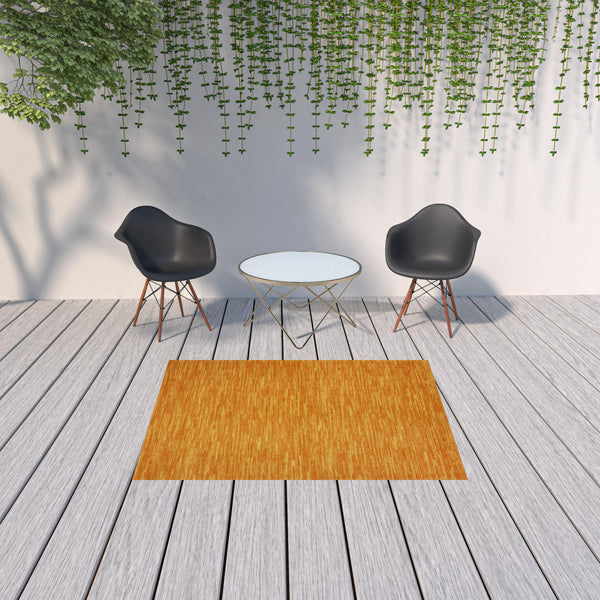 Homeroots 5' X 7' Sunburst Non Skid Indoor Outdoor Area Rug  Polypropylene 479607