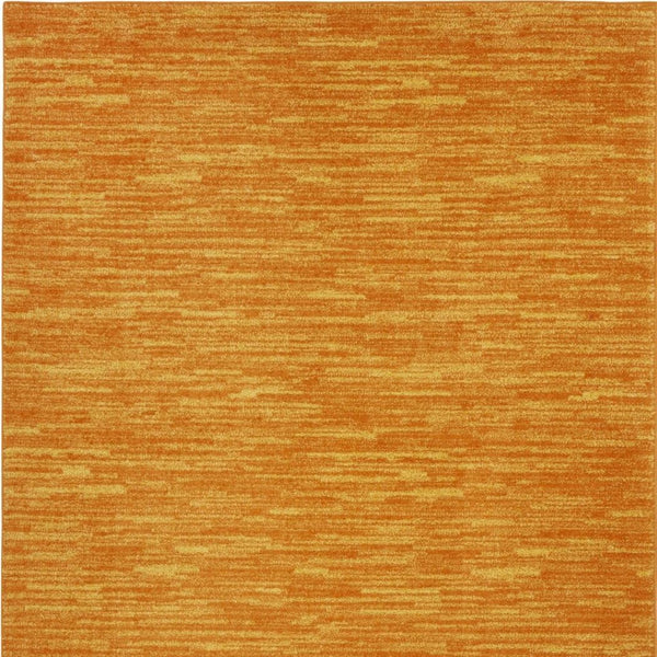 HomeRoots 6' X 9' Vibrant Orange Indoor Outdoor Area Rug – Stylish, Durable, and Easy to Maintain for Any Space! 479609