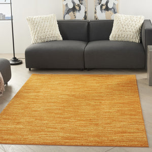 HomeRoots 6' X 9' Vibrant Orange Indoor Outdoor Area Rug – Stylish, Durable, and Easy to Maintain for Any Space! 479609