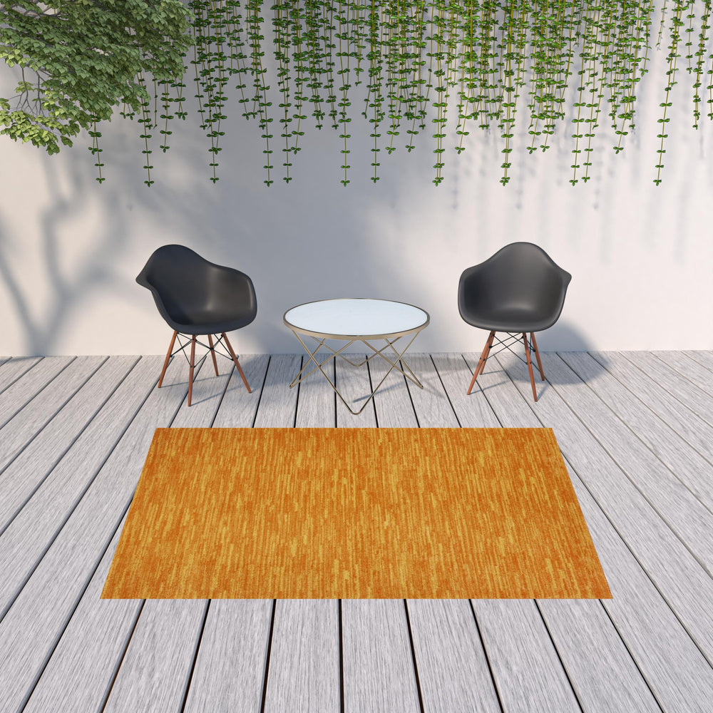 Homeroots 6' X 9' Sunburst Indoor Outdoor Area Rug  Polypropylene 479609