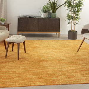 HomeRoots 7' Vibrant Orange Square Area Rug - Indoor/Outdoor Comfort, Durable, Easy Care, Stylish Focal Point 479611