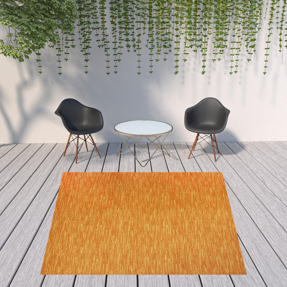 Homeroots 9' X 9' Sunburst Square Non Skid Indoor Outdoor Area Rug  Polypropylene 479619