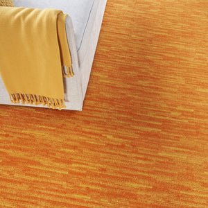 HomeRoots 9' X 12' Orange Indoor Outdoor Area Rug - Stylish, Durable, and Versatile for Any Living Space! 479620