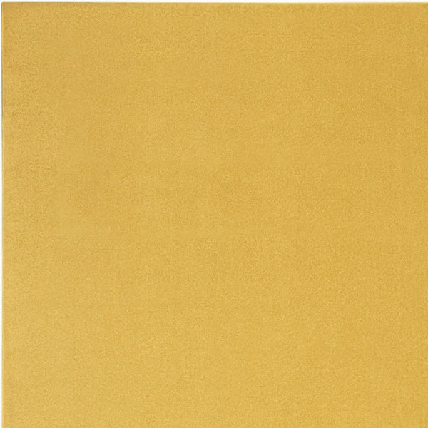 Homeroots 10' X 14' Yellow Non Skid Indoor Outdoor Area Rug  Polypropylene 479622