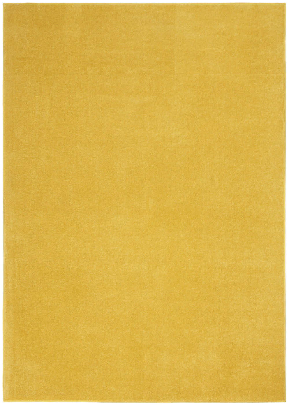 Homeroots 5' X 7' Yellow Non Skid Indoor Outdoor Area Rug  Polypropylene 479633