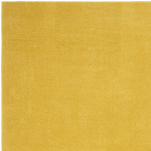 HomeRoots 6' X 9' Yellow Indoor Outdoor Area Rug - Durable, Easy-Clean, Soft Surface for Vibrant Home & Patio Decor 479635