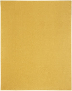 HomeRoots 8' X 10' Yellow Indoor Outdoor Area Rug - Durable, Easy-Care Design for Patios, Kitchens & More! 479642