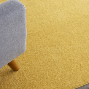 HomeRoots 8' X 10' Yellow Indoor Outdoor Area Rug - Durable, Easy-Care Design for Patios, Kitchens & More! 479642