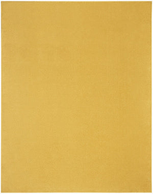 HomeRoots 8' X 10' Yellow Indoor Outdoor Area Rug - Durable, Easy-Care Design for Patios, Kitchens & More! 479642