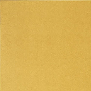 HomeRoots 9' X 12' Yellow Area Rug – Versatile Indoor/Outdoor Style, Durable, Easy Maintenance for Any Space 479646