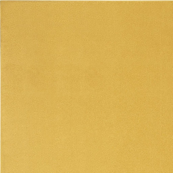 HomeRoots 9' X 12' Yellow Area Rug – Versatile Indoor/Outdoor Style, Durable, Easy Maintenance for Any Space 479646