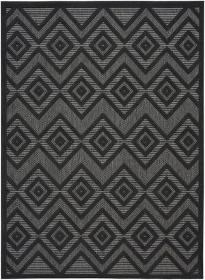 HomeRoots 6' X 9' Charcoal Indoor Outdoor Area Rug - Durable, Versatile, Easy-Care for Stylish Living Spaces 479655