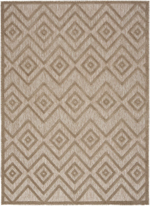HomeRoots 6' X 9' Beige Indoor Outdoor Area Rug - Versatile, Durable Comfort for Patios, Kitchens & More! 479671