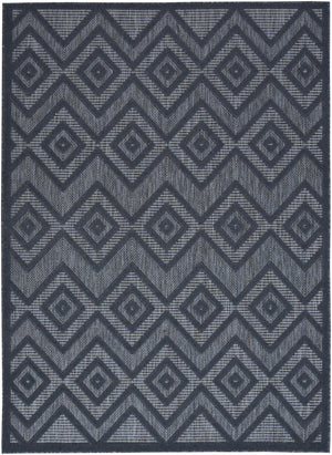 HomeRoots 6' X 9' Blue Indoor/Outdoor Area Rug - Stylish, Durable, and Easy to Clean for Any Space! 479675
