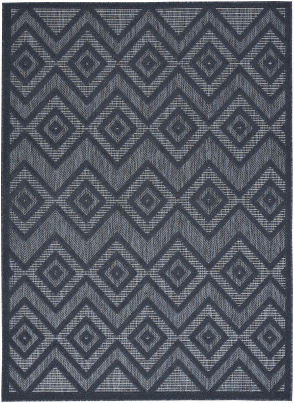 HomeRoots 6' X 9' Blue Indoor/Outdoor Area Rug - Stylish, Durable, and Easy to Clean for Any Space! 479675