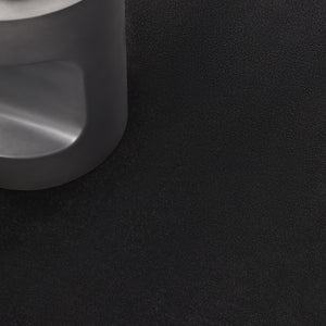 Homeroots 6' X 6' Black Round Non Skid Indoor Outdoor Area Rug  Polypropylene 479790