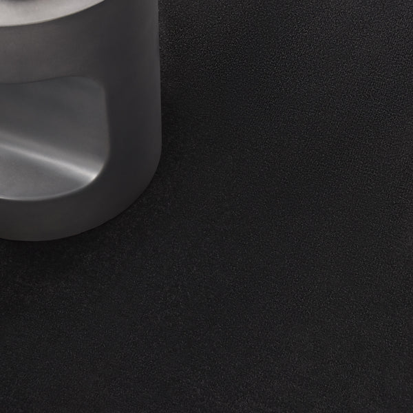 Homeroots 6' X 6' Black Round Non Skid Indoor Outdoor Area Rug  Polypropylene 479790