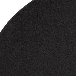 Homeroots 6' X 6' Black Round Non Skid Indoor Outdoor Area Rug  Polypropylene 479790