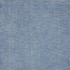 Homeroots 9' X 12' Blue And Grey Striped Non Skid Indoor Outdoor Area Rug  Polypropylene 479801