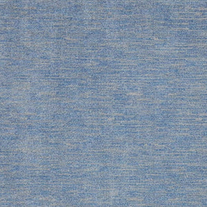 Homeroots 9' X 12' Blue And Grey Striped Non Skid Indoor Outdoor Area Rug  Polypropylene 479801