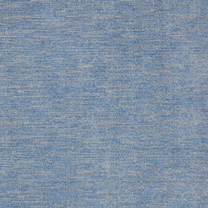 Homeroots 9' X 12' Blue And Grey Striped Non Skid Indoor Outdoor Area Rug  Polypropylene 479801