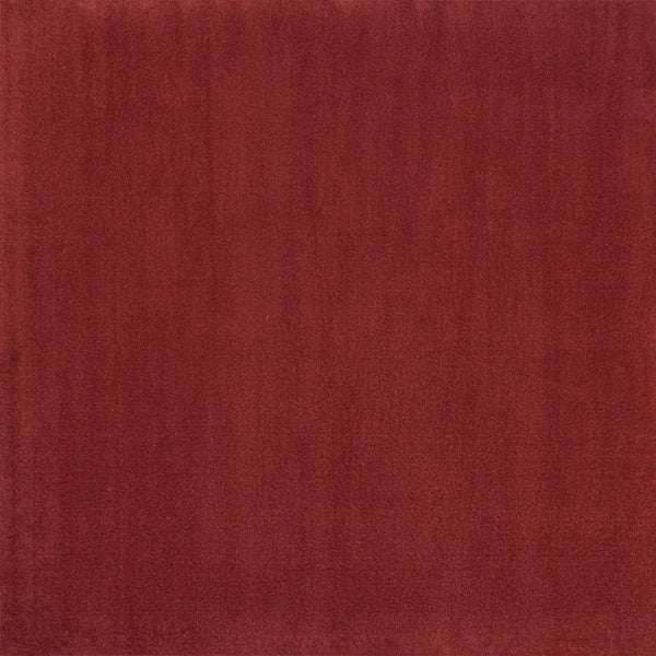 Homeroots 5' X 5' Brick Red Square Non Skid Indoor Outdoor Area Rug  Polypropylene 479805