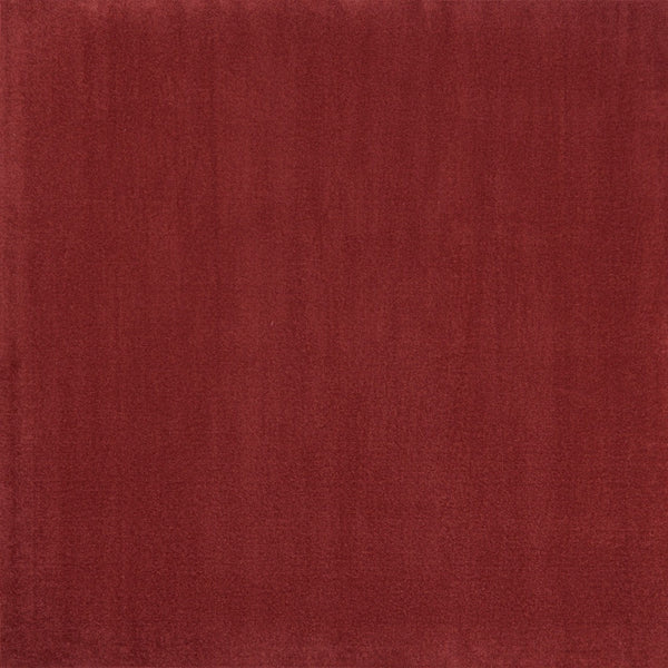 Homeroots 5' X 5' Brick Red Square Non Skid Indoor Outdoor Area Rug  Polypropylene 479805