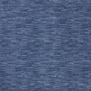 Homeroots 5' X 5' Navy Blue Square Non Skid Indoor Outdoor Area Rug  Polypropylene 479823